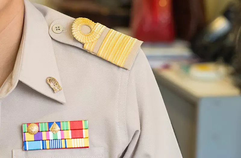  แพรแถบข้าราชการไทย