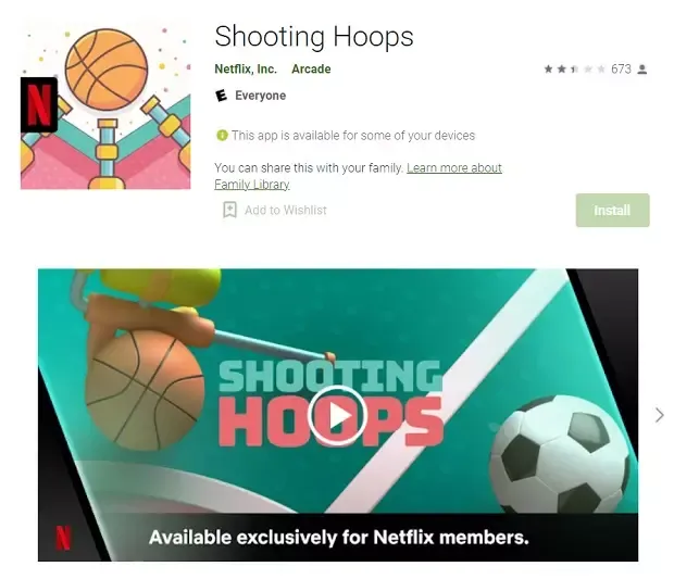 เกม Shooting Hoops