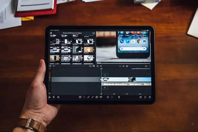 ใช้ iPad Air ตัดต่อคลิปวิดีโอ 