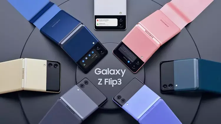 Samsung มือถือจอพับได้ รุ่น Galaxy Z Flip 3 