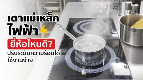 10 เตาแม่เหล็กไฟฟ้า ยี่ห้อไหนดี ปี 2025 ประหยัดไฟ ใช้งานง่าย