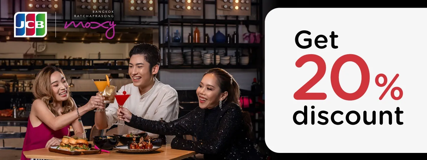 Moxy Bangkok Ratchaprasong x JCB