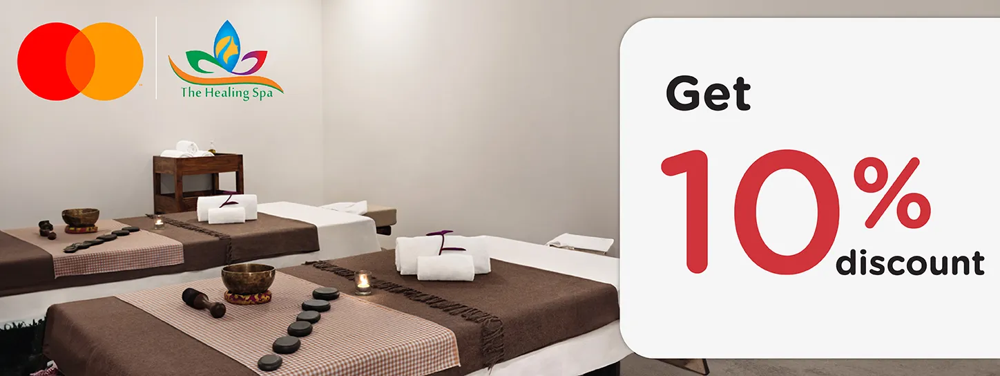 The Healing Spa x Mastercard The Healing Spa x Mastercard