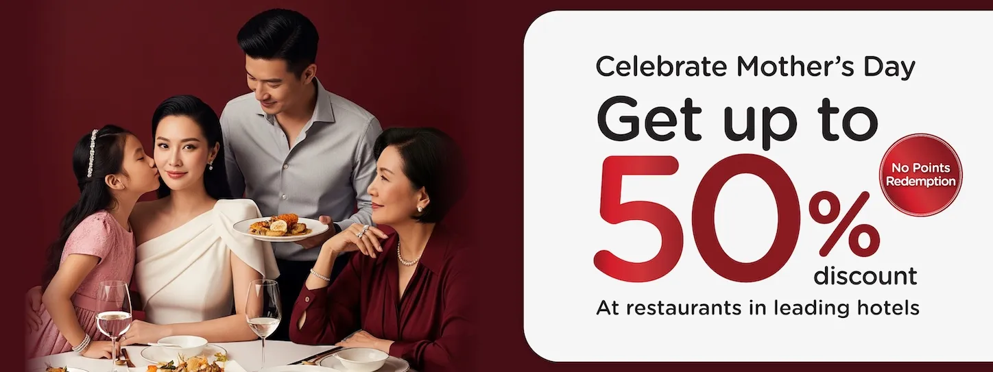 โปรโมชั่นต้อนรับวันแม่ฉลองได้ตลอดเดือนสิงหาคม ที่ห้องอาหารโรงแรมชั้นนำ กับบัตรเครดิต KTC​