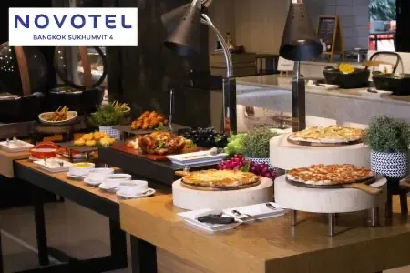 บุฟเฟ่ต์โรงแรม Novotel Bangkok Sukhumvit 4