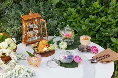 โปรโมชั่นรับเทศกาลข้าวแช่ - ร้าน The Siam Tea Room สาขาเอเชียทีค เดอะ ริเวอร์ฟร้อนท์ โดย โรงแรม Bangkok Marriott Marquis Queen's Park