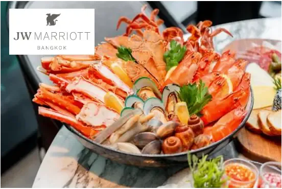 รวมดาว Sunday Brunch - JW Marriott Hotel Bangkok
