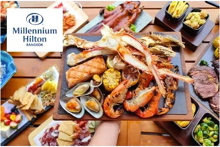 รวมดาว Sunday Brunch - Millennium Hilton Bangkok