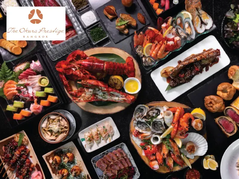 รวมดาว Sunday Brunch - The Okura Prestige Bangkok (Up & Above Restaurant and Bar)