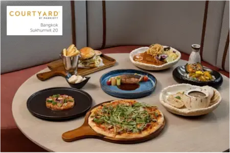 บุฟเฟ่ต์โรงแรม Courtyard by Marriott Bangkok Sukhumvit 20