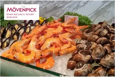 บุฟเฟ่ต์โรงแรม Mövenpick BDMS Wellness Resort Bangkok