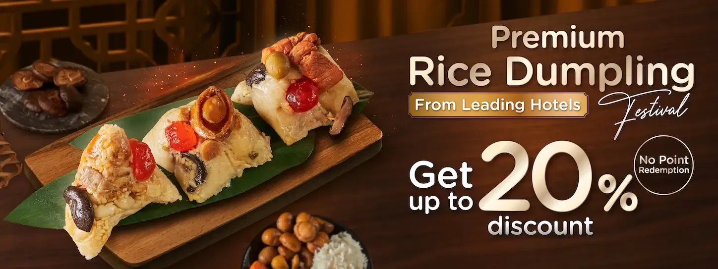 โปรโมชั่น รวมพรีเมี่ยมบ๊ะจ่างจากโรงแรมชั้นนำ รับส่วนลดสูงสุด 20% กับบัตรเครดิต KTC โปรโมชั่น รวมพรีเมี่ยมบ๊ะจ่างจากโรงแรมชั้นนำ รับส่วนลดสูงสุด 20% กับบัตรเครดิต KTC