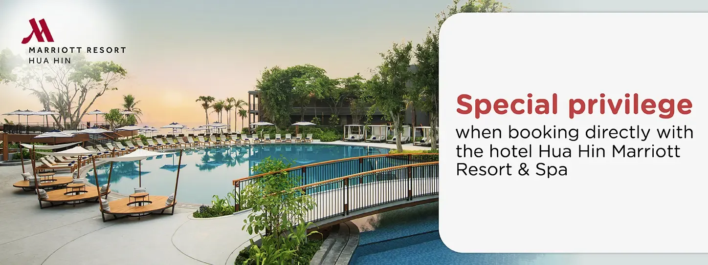 โปรโมชั่นที่ โรงแรม Hua Hin Marriott Resort & Spa กับบัตรเครดิต KTC