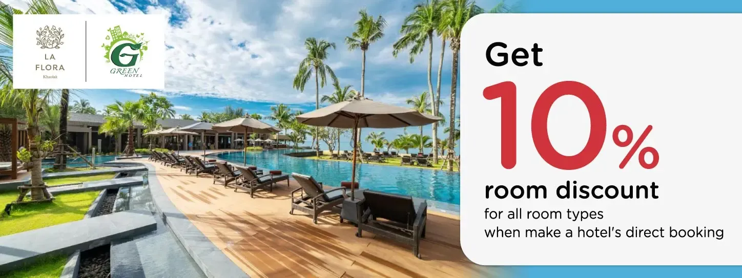 โปรโมชั่นที่ La Flora Khao Lak รับส่วนลด 10% กับบัตรเครดิต KTC