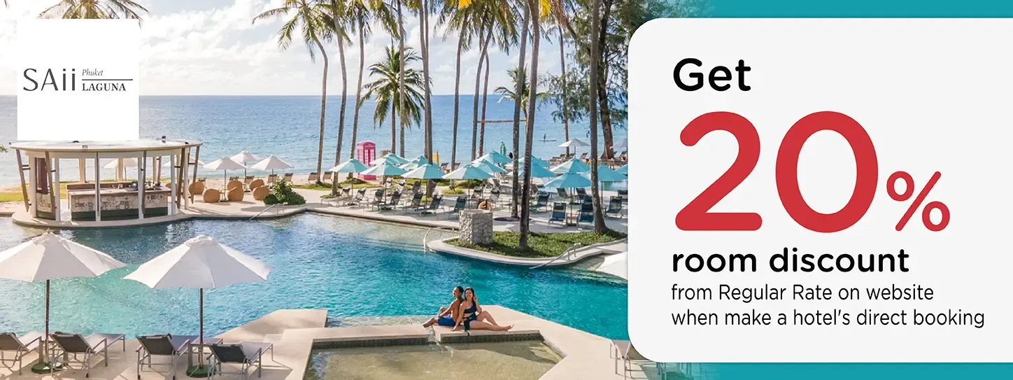 โปรโมชั่นที่ SAii Laguna Phuket รับส่วนลด 20% กับบัตรเครดิต KTC