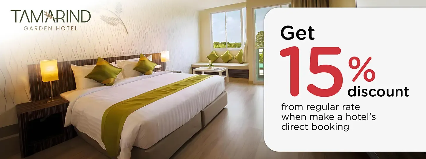 โปรโมชั่น รับส่วนลดห้องพัก 15% ที่ Tamarind Garden Hotel กับบัตรเครดิต KTC