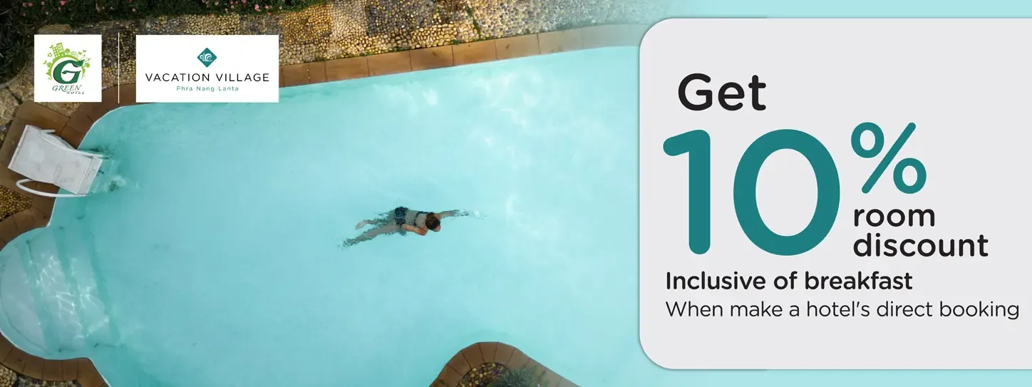 โปรโมชั่น ที่พักเกาะลันตา รับส่วนลด 10% | Vacation Village Phra Nang Lanta