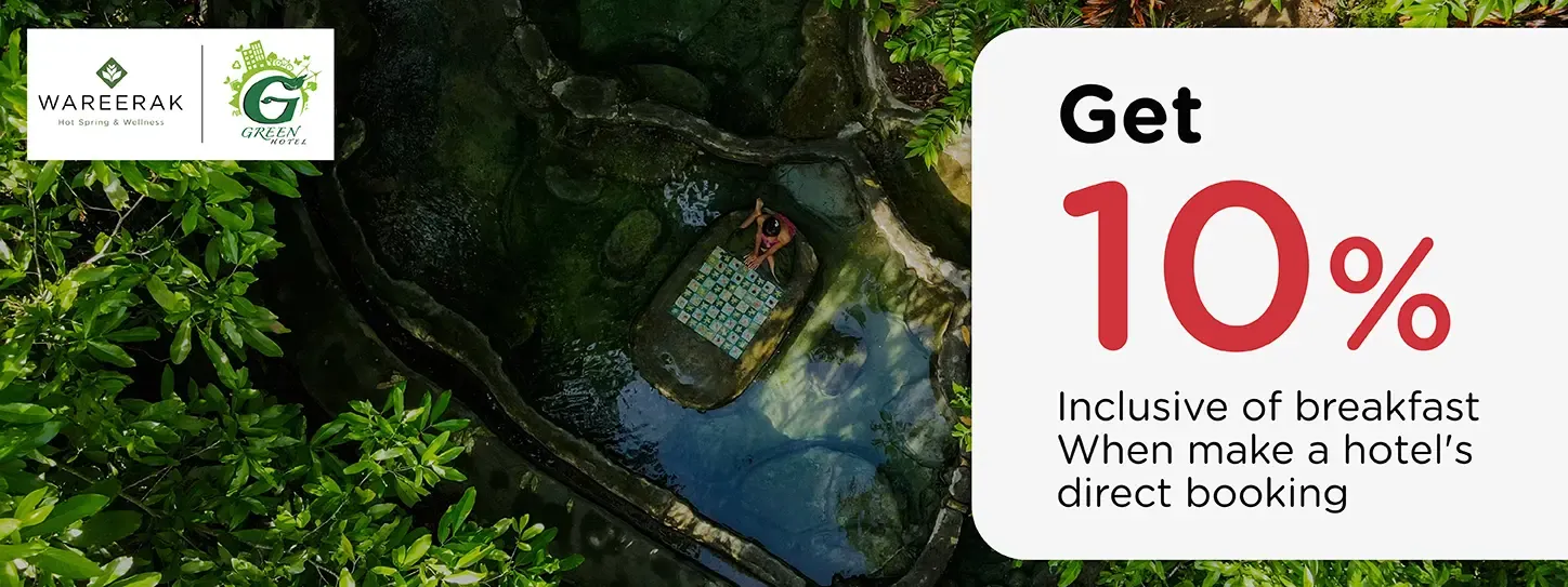 โปรโมชั่น จองที่พักกระบี่ รับส่วนลด 10% | Wareerak Hot Spring And Wellness
