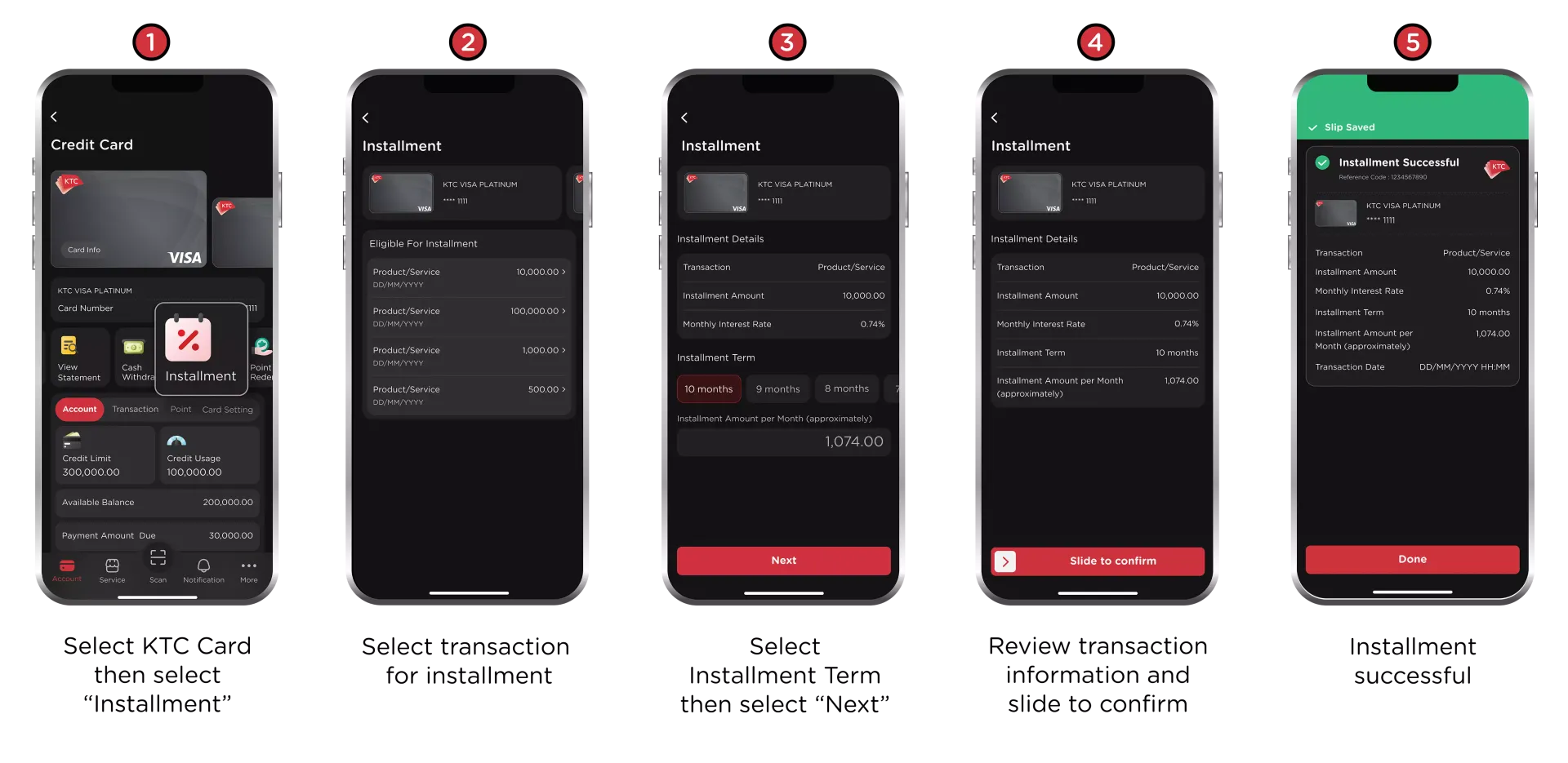 How to make Installment Payment