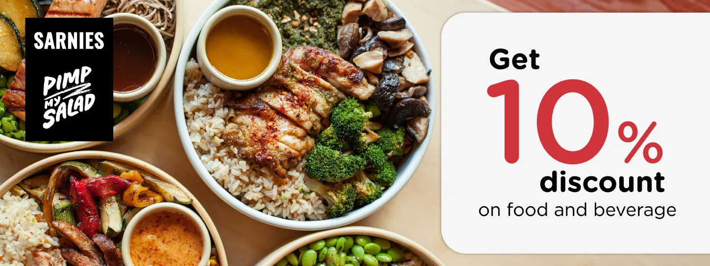 Sarnies x Pimp My Salad Emporium Tower