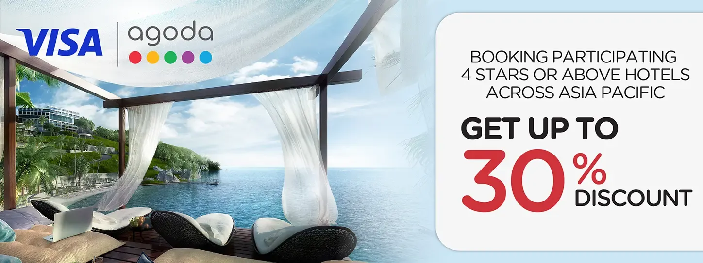 โปรโมชั่นจองโรงแรมระดับ 4 ดาวขึ้นไป ที่ Agoda