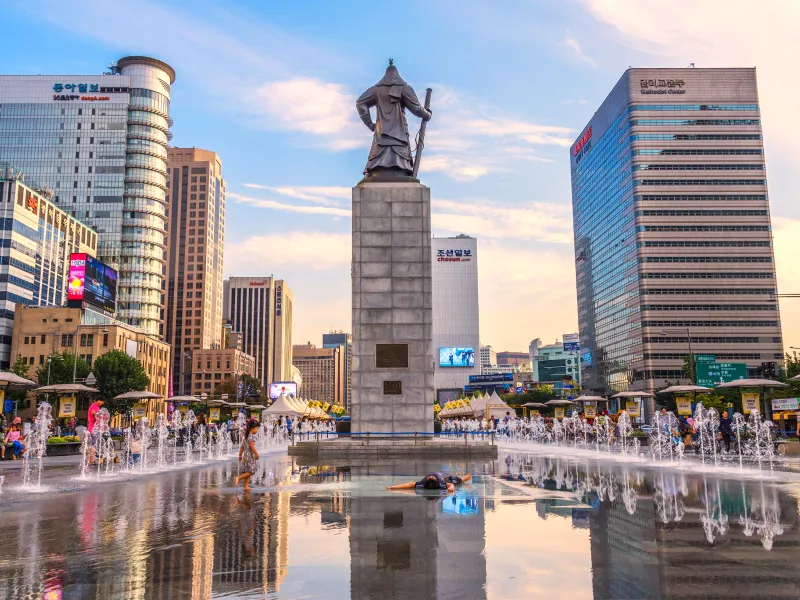 จตุรัสควางฮวามุน  จุดเช็คอินเที่ยวเกาหลี