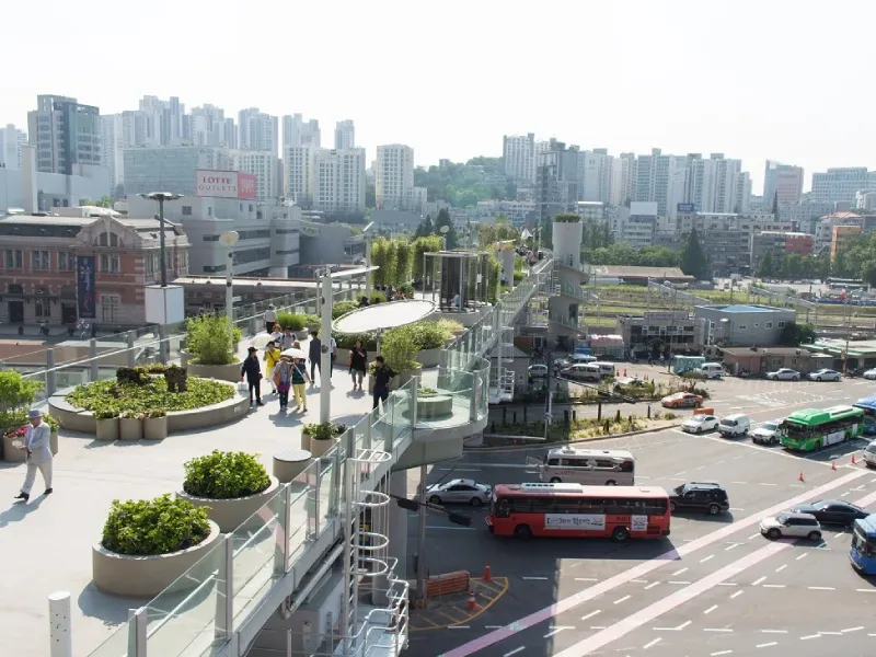 ที่เที่ยวเกาหลี Seoullo 7017 โซล