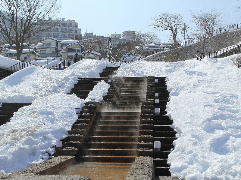 แช่ออนเซ็น : อาคาโฮะ เมืองชิบุคาวะ (Shibukawa)