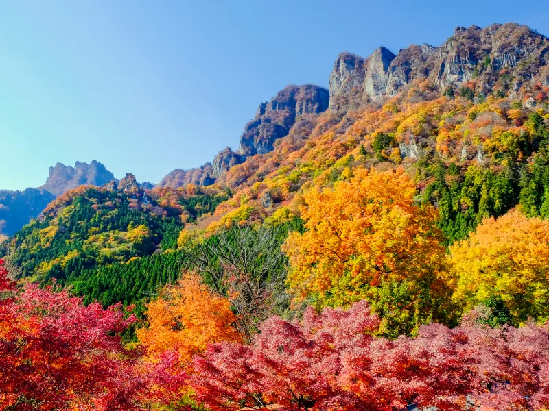 >ภูเขา Mount Myogi 1 ใน 3 ขุนเขาแห่งโจโมซันซัง