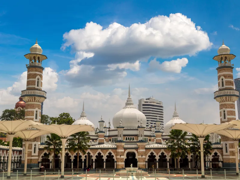 ที่เที่ยวมาเลเซีย มัสยิดจาเม็ก กัวลาลัมเปอร์