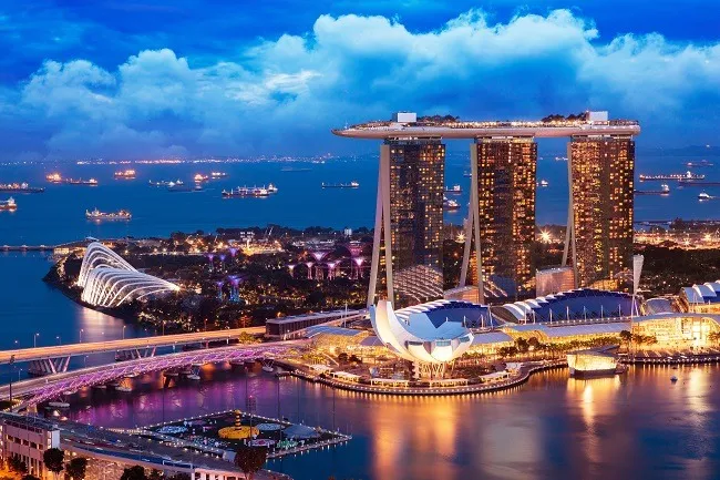  Marina Bay Sands ประเทศสิงคโปร์