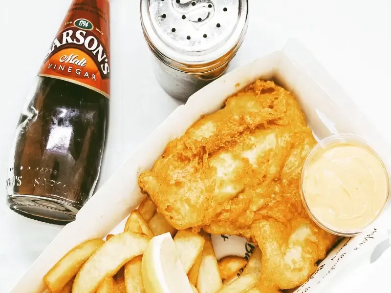 BUSTER’S FISH AND
        CHIPS