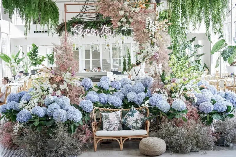 ร้านบุญตาคาเฟ่ ร้านดอกไม้ ร้านคาเฟ่นนทบุรี