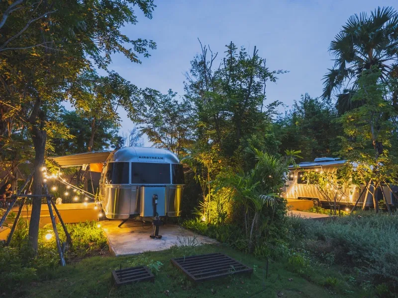 ที่พักรถบ้านAirstream Campsite Pranburi ปราณบุรี ประจวบคีรีขันธ์