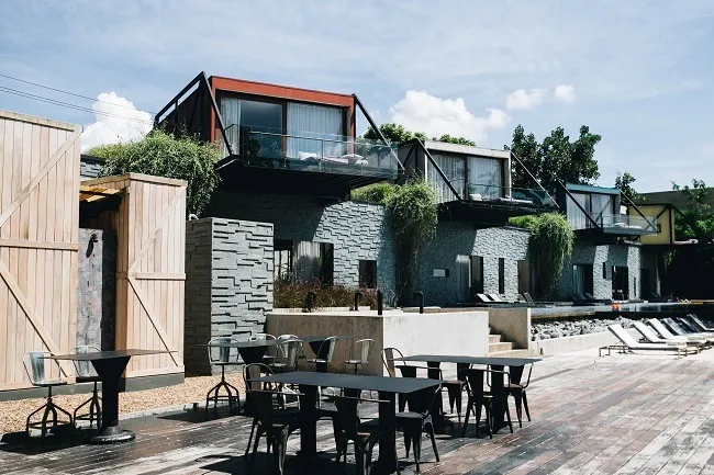 ห้องพัก Luxe Cabin ที่ Cross River Kwai