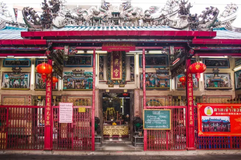 ศาลเจ้าโจวซือกง ย่านตลาดน้อย ย่านเมืองเก่า ศาลเจ้าโจวซือกง ย่านตลาดน้อย ย่านเมืองเก่า