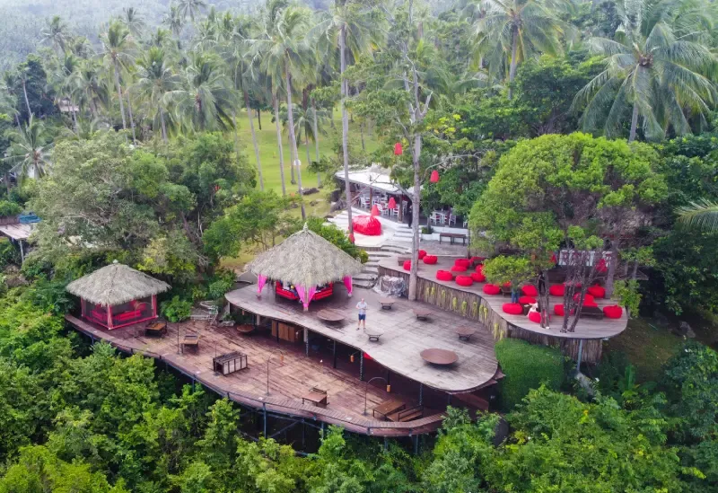 ร้านคาเฟ่เกาะสมุย คาเฟ่ The Jungle Club