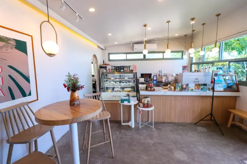 คาเฟ่บนเกาะสมุย ร้าน Little Green Café