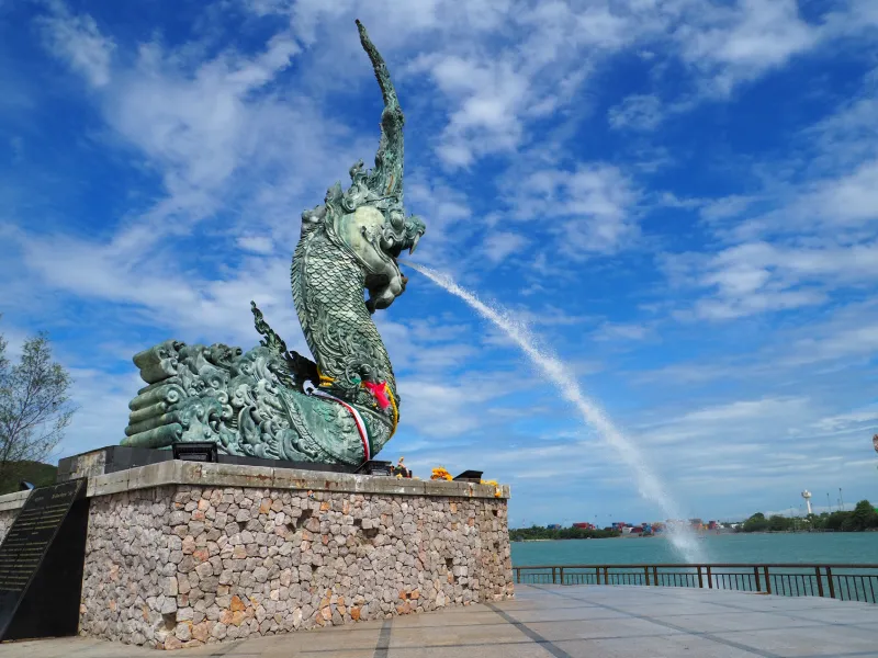 สวนสองทะเล สวนสาธารณะริมทะเลจังหวัดสงขลา