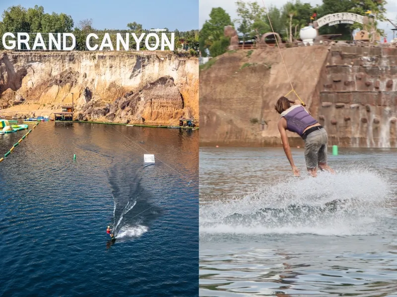 ที่เล่น sup board CANYON WAKE PARK เชียงใหม่