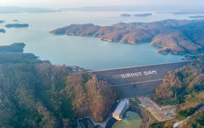 เขื่อนสิริกิติ์ เที่ยวเขื่อน ชมวิว เขื่อนสิริกิติ์ เที่ยวเขื่อน ชมวิว