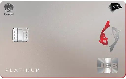 รูปภาพหน้าบัตรเครดิต KTC JCB PLATINUM