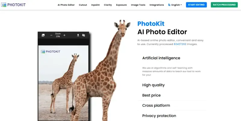 เว็บตัดต่อรูปภาพ photokit