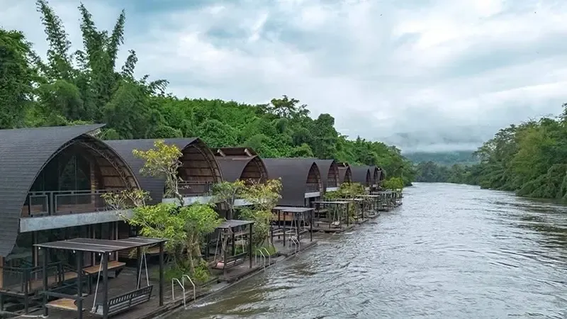 ที่พักแพกาญจนบุรี ริมน้ำ น่าพัก ที่พักแพกาญจนบุรี ริมน้ำ น่าพัก