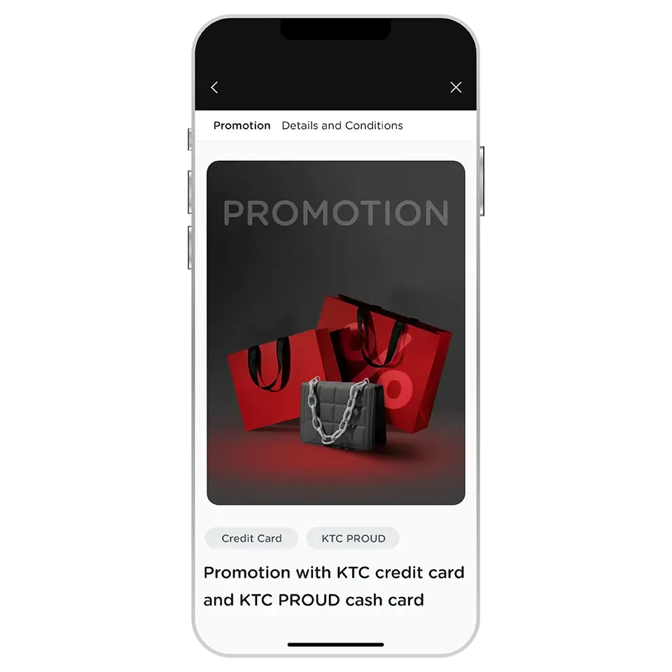Select your desired promotion <br>to view more information