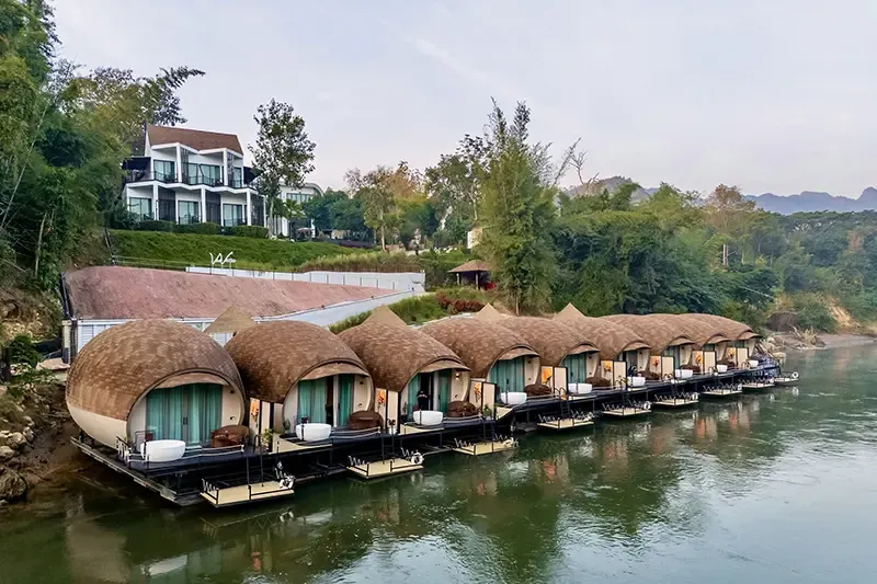 ที่พักแพกาญจนบุรี ริมน้ำ น่าพัก ที่พักแพกาญจนบุรี ริมน้ำ น่าพัก