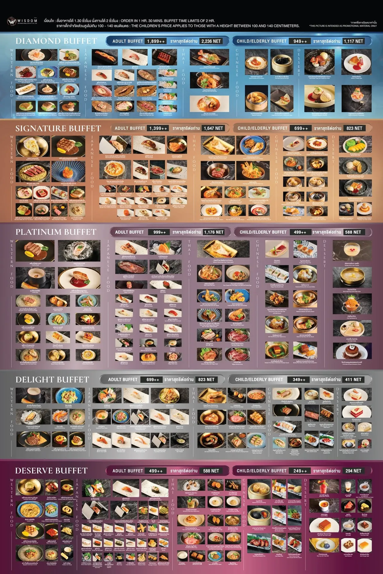 Wisdom Buffet ราคา เมนู สาขา และวิธีจอง
